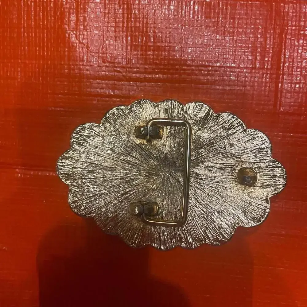 Unbranded Gold Eagle and 1873 Coin Western Belt Buckle